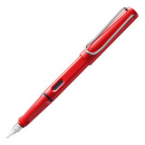 Caneta-tinteiro Vermelha Lamy Safari Outdoor