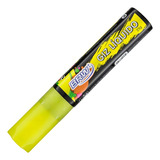 Canetão Giz Líquido Amarelo Brw 15mm 25g - Lousa Vidro Carro