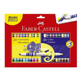 Canetinha Hidrográfica Faber Castell Bicolor -
