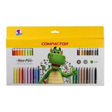 Canetinhas Coloridas 36 Cores Neo Pen Gigante Compactor