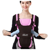 Canguru Ergonomico Bebe Carregador Conforto Passeio Mae Rosa