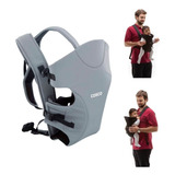 Canguru Passeio Bebe Premium 3 Posições Cinza Escuro - Cosco