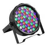 Canhao Refletor Led Par 64 Rgbw 54 Leds 3w Dmx Slim Pro