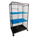 Canil Gaiola Vertical Cachorro 3 Lugares Pet Tosa Fauna Pet