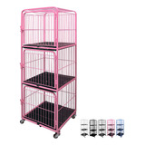 Canil Gatil Vertical De 3 Gaiolas Pet Shop Banho E Tosa
