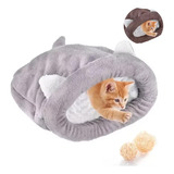 Canil Para Gatos De Estimação,quente No Inverno,cinza M