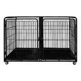 Canil Pet Mix Modular Duplo Inferior Preto 10.911.02 Açomix