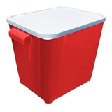 Canister Furacao Pet 6,0 Kg Vermelho Container Porta Ração