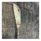 Canivete Antigo Cabo Corneta Lâmina Artesanal