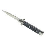Canivete Automático Stiletto Italiano Mafia Saque Rapido