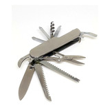 Canivete Multifuncional Inox 11 Funções De Bolso Tipo Suiço 