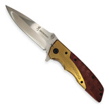 Canivete Tático Semi Automático Original Browning Gold Da77