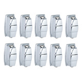 Canoa Quadrada Pequena P/ Caixa De Bateria Kit 10un Dlb02 
