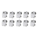 Canoa Quadrada Pequena P/ Caixa De Bateria Kit 10un Dlb02 