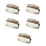 Canoa Quadrada Pequena P/ Caixa De Bateria Kit Com 5