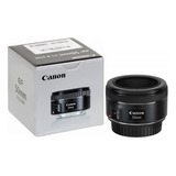 Canon Ef 50mm F/1.8 Stm Nova Garantia + Nf-e Canon Brasil 