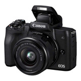  Canon Eos Kit M50 15-45mm Is Stm Mirrorless Cor Preto