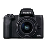  Canon Eos Kit M50 Mark Ii + Lente Ef-m 15-45mm F/3.5-6.3 Is Stm Mirrorless Cor Preto