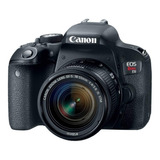 Canon Eos Rebel Kit T7i + Lente 18-55mm Is Stm Dslr Cor Preto
