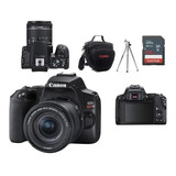 Canon Eos Rebel Sl3 18-55mm + Bolsa+tripé+cartão 64gb - Nova
