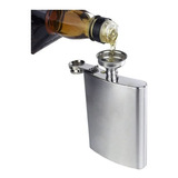 Cantil Inox Frasco 230ml Garrafa Whiskeira Whisky Bolso Bar