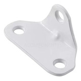 Cantoneira 3 Furos Branca Reforçada ( Kit 50 Unidades )