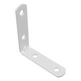 Cantoneira L Para Moveis 2.1/2 Pol (63,5) Branco C/ 100 Pçs