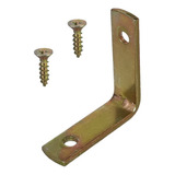 Cantoneira L Reforço Moveis 25 X 25 + Parafusos Bicro 10 Pç