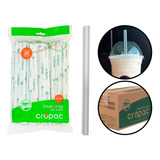 Canudo Biodegradavel Milk Shake 10mm Açai