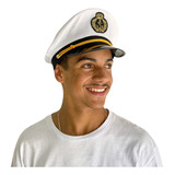 Cap Chapéu Capitão Quepe Ancora Marinha