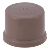 Cap Pvc Marrom Soldável 3/4 - 25mm Plastilit