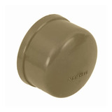 Cap Tampão Soldável Pvc Marrom 32mm (1'')