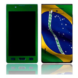 Capa Adesivo Skin628 Para LG Optimus L7 P705