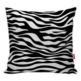 Capa Almofada Decorativa Animais Textura Zebra Onça Ani75