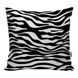 Capa Almofada Decorativa Animais Textura Zebra Onça Ani75