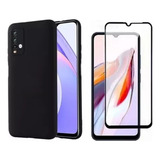 Capa Anti Queda Para Xiaomi Redmi 9t + Pelicula De Vidro 