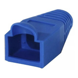 Capa Azul P/ Plug Rj-45 8 X 8 Vias Kit C/ 500-pçs