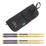 Capa Bag Baquetas Com 2 Pares Baqueta 5b Com Pegada Em Eva