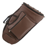 Capa Bag Bombardino Couro Sintético Marrom Com Pelúcia