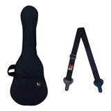 Capa Bag Case Guitarra Acolchoada Luxo + Correia - Bonga