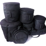Capa Bag Case Para Bateria Kit 6 Peças Almofadas Extra Luxo