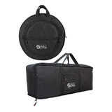 Capa Bag Kit Bateria Prato+ferragem Soft Case Start Almofada