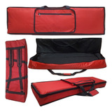 Capa Bag Para Piano Casio Privia Px-560m Master Luxo Vermelh
