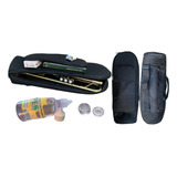 Capa Bag Trompete Mochila Espumada Reforçado Antimpacto Kit