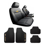 Capa Banco Carro Em Couro Gm + Tapete Vectra Expression