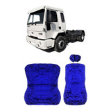 Capa Banco Chinil Caminhão Ford Cargo Com Cama Fixada Atras