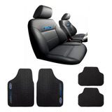 Capa Banco Couro Automotivo Ford + Tapete Fiesta Street 2002