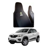 Capa Banco De Carro Couro Para Renault Kwid 2019