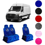 Capa Banco Duplo E Individual Em Pelúcia Chinil Mb Sprinter