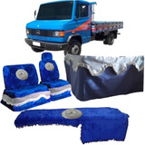 Capa Banco E Painel Chinil + Cortina Cetim Para Mb 709